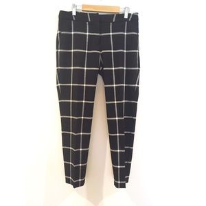 Plaid H&M pencil ankle pants